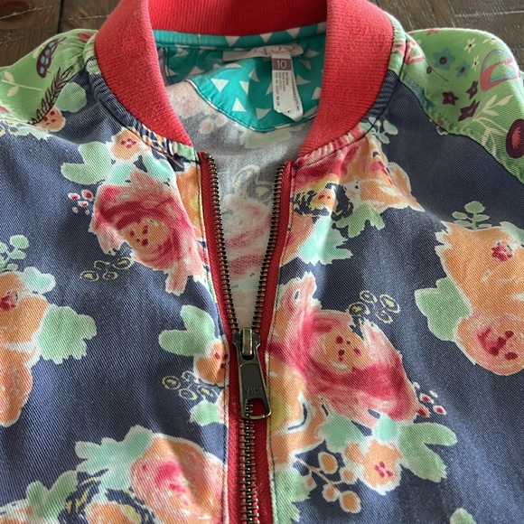 Matilda Jane 435 Cabin Night Floral Raglan Tween Jacket Girls Size 10 - Picture 9 of 9
